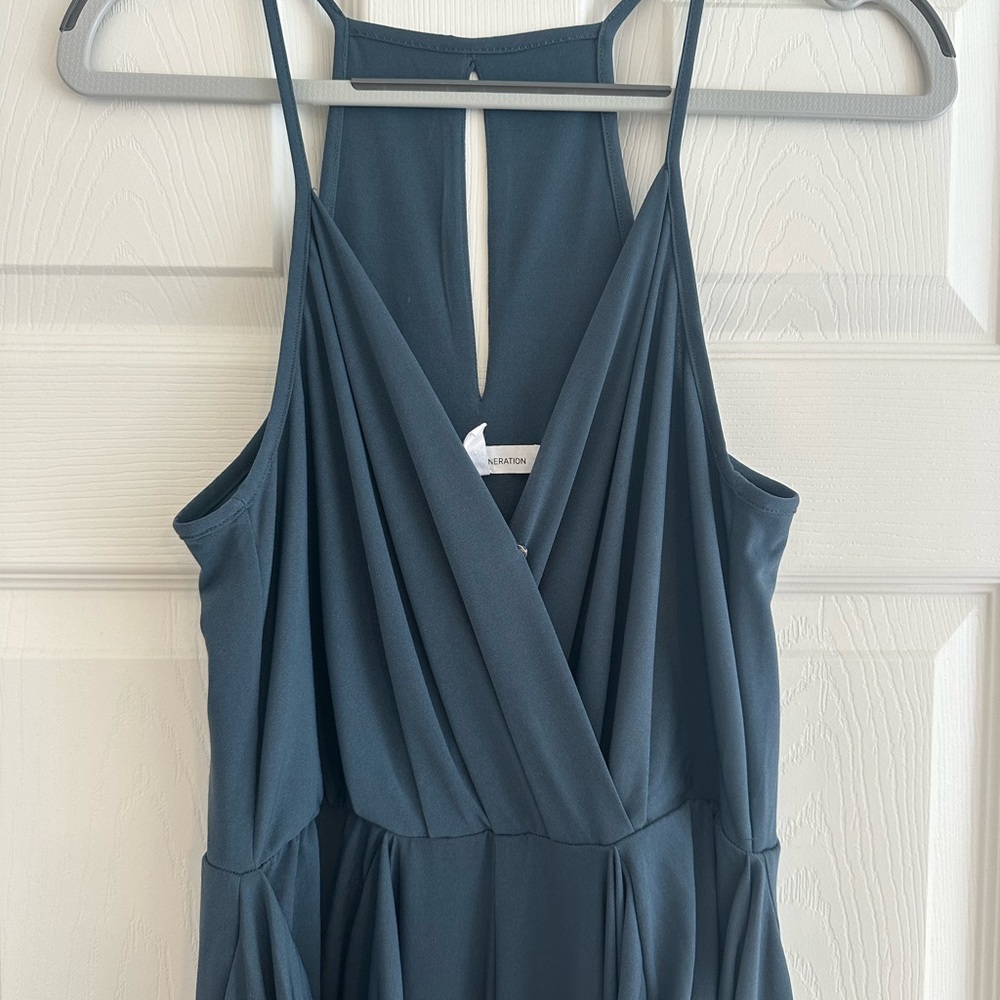 BCBGeneration Teal Jumpsuit